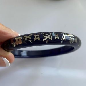 Authentic Louis Vuitton navy bangle